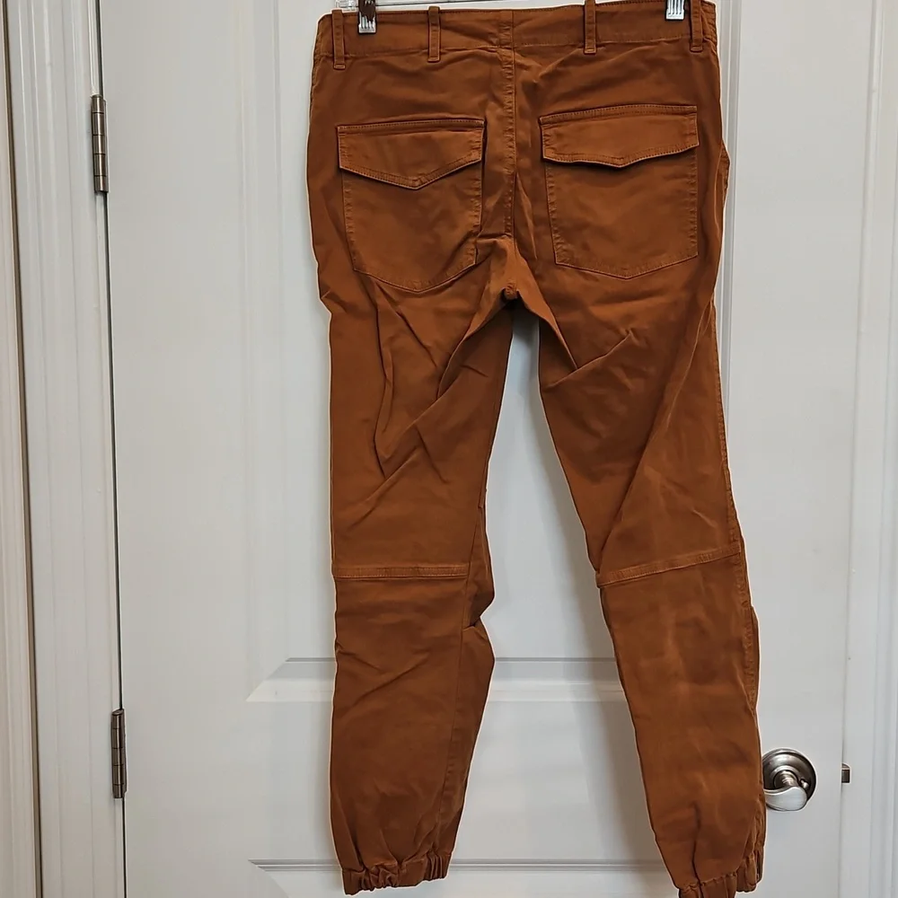 NWT. Nili Lotan Military Cropped Pants In MAPLE - Picture 3 of 6